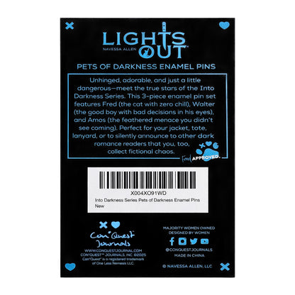 Into Darkness Series: Pets of Darkness Enamel Pins (3-Pack)