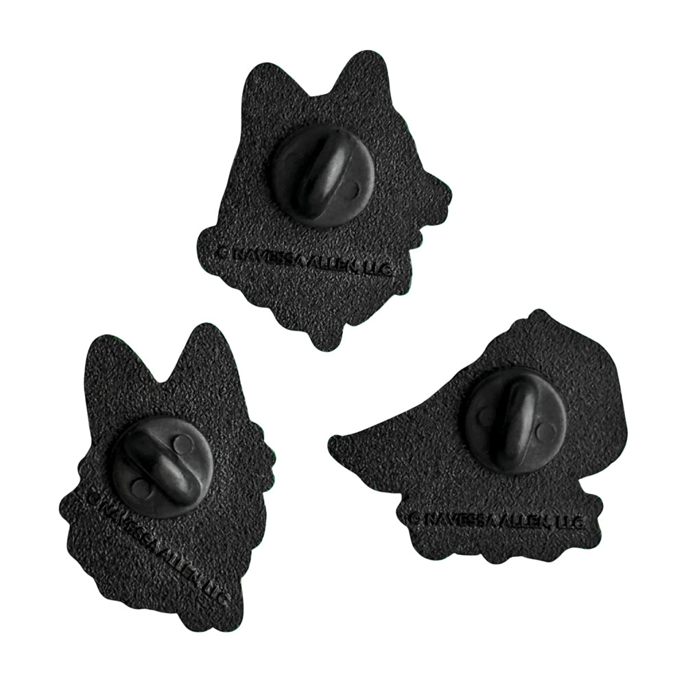 Into Darkness Series: Pets of Darkness Enamel Pins (3-Pack)