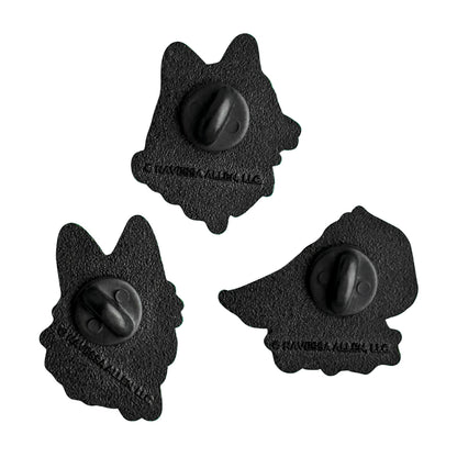 Into Darkness Series: Pets of Darkness Enamel Pins (3-Pack)