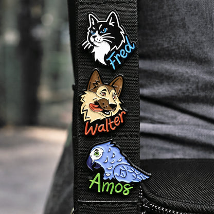 Into Darkness Series: Pets of Darkness Enamel Pins (3-Pack)