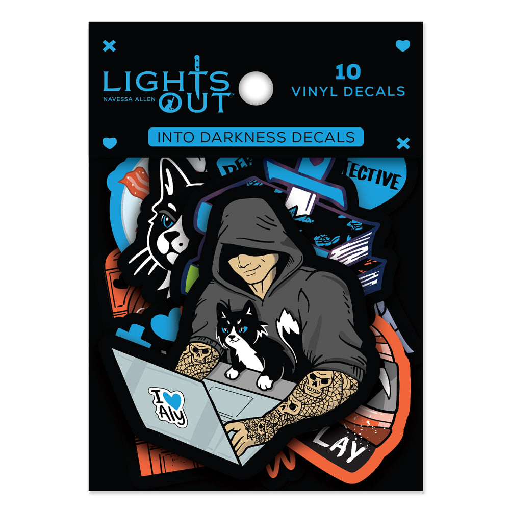 (10-Pack) Into Darkness Series Decals