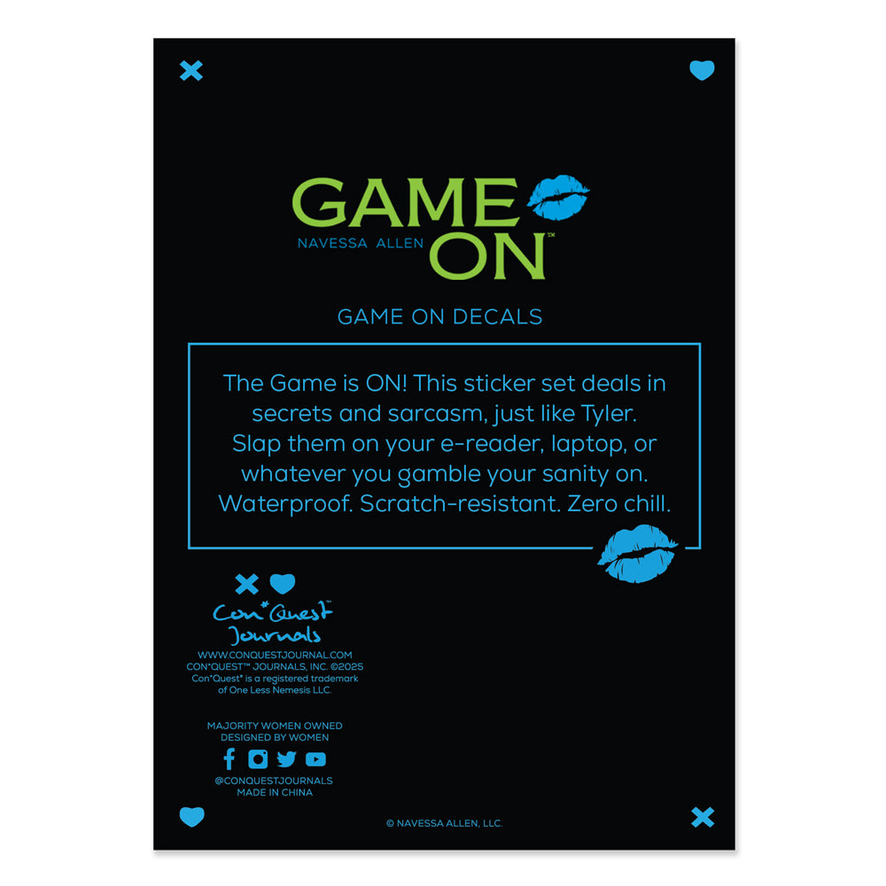 (10-Pack) Game On Decals