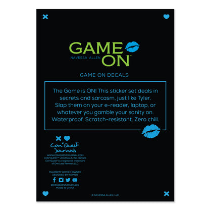 (10-Pack) Game On Decals