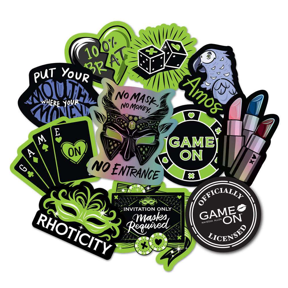 (10-Pack) Game On Decals