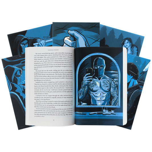 Lights Out Book Scene Illustrations (6-Pack) (ConQuest Journals Exclusive)
