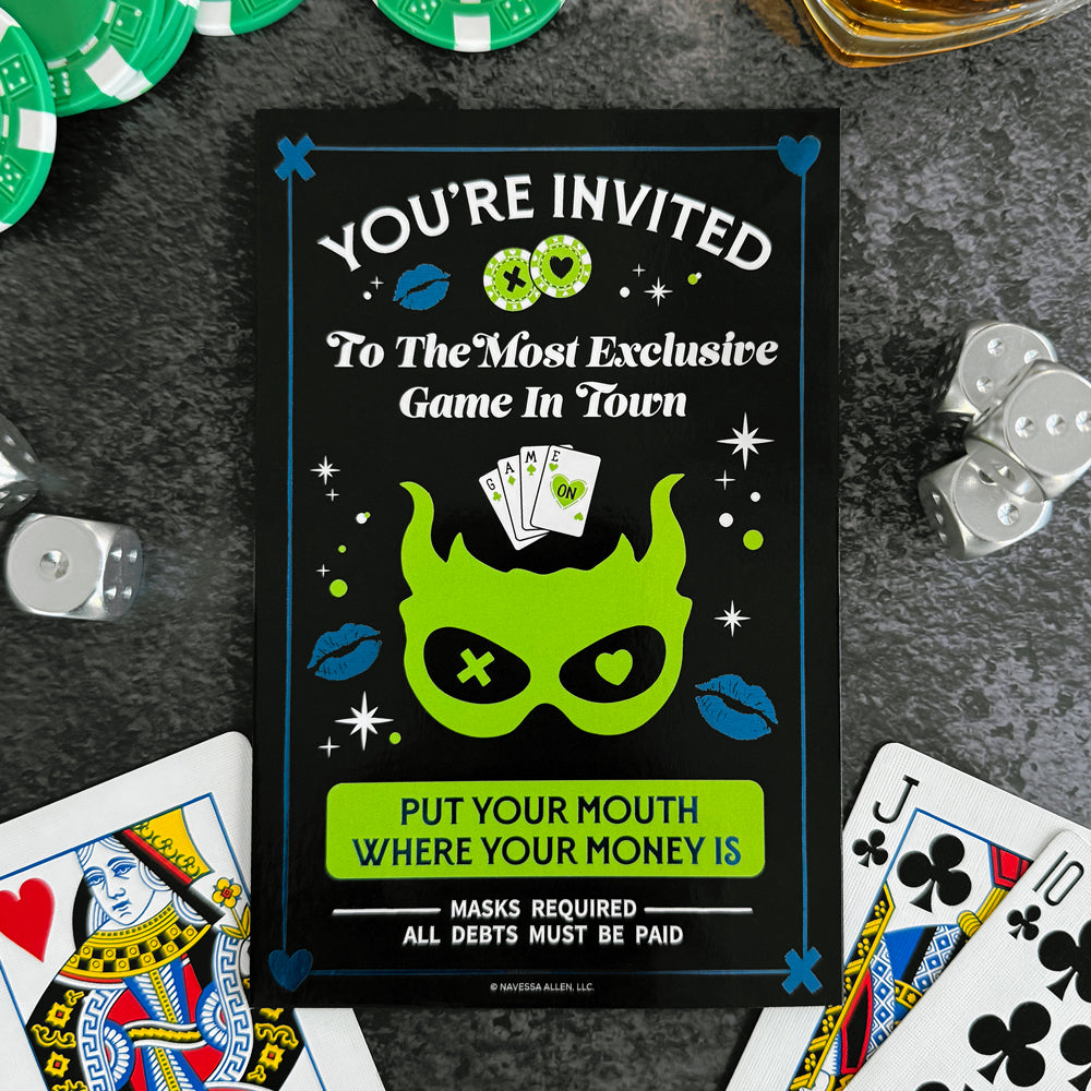 Game On: Replica Invitation Magnet (4'' x 6'')