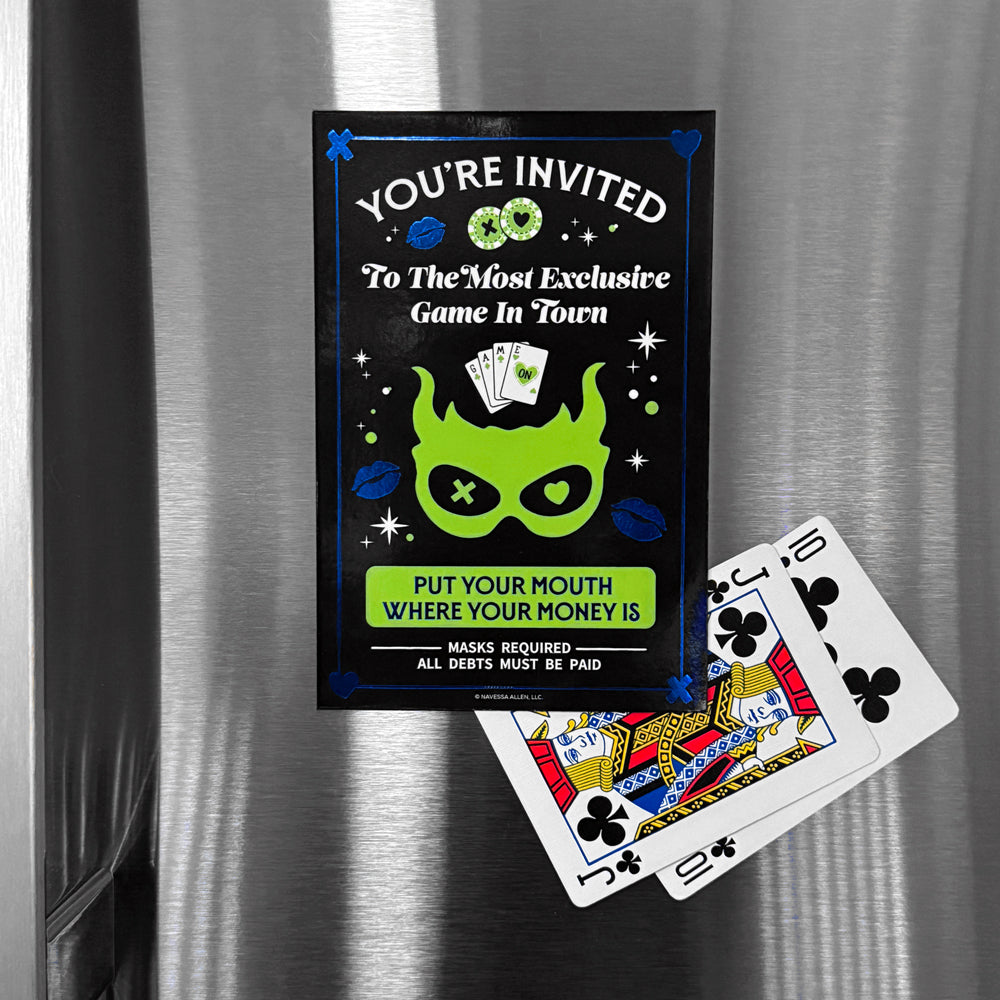 Game On: Replica Invitation Magnet (4'' x 6'')
