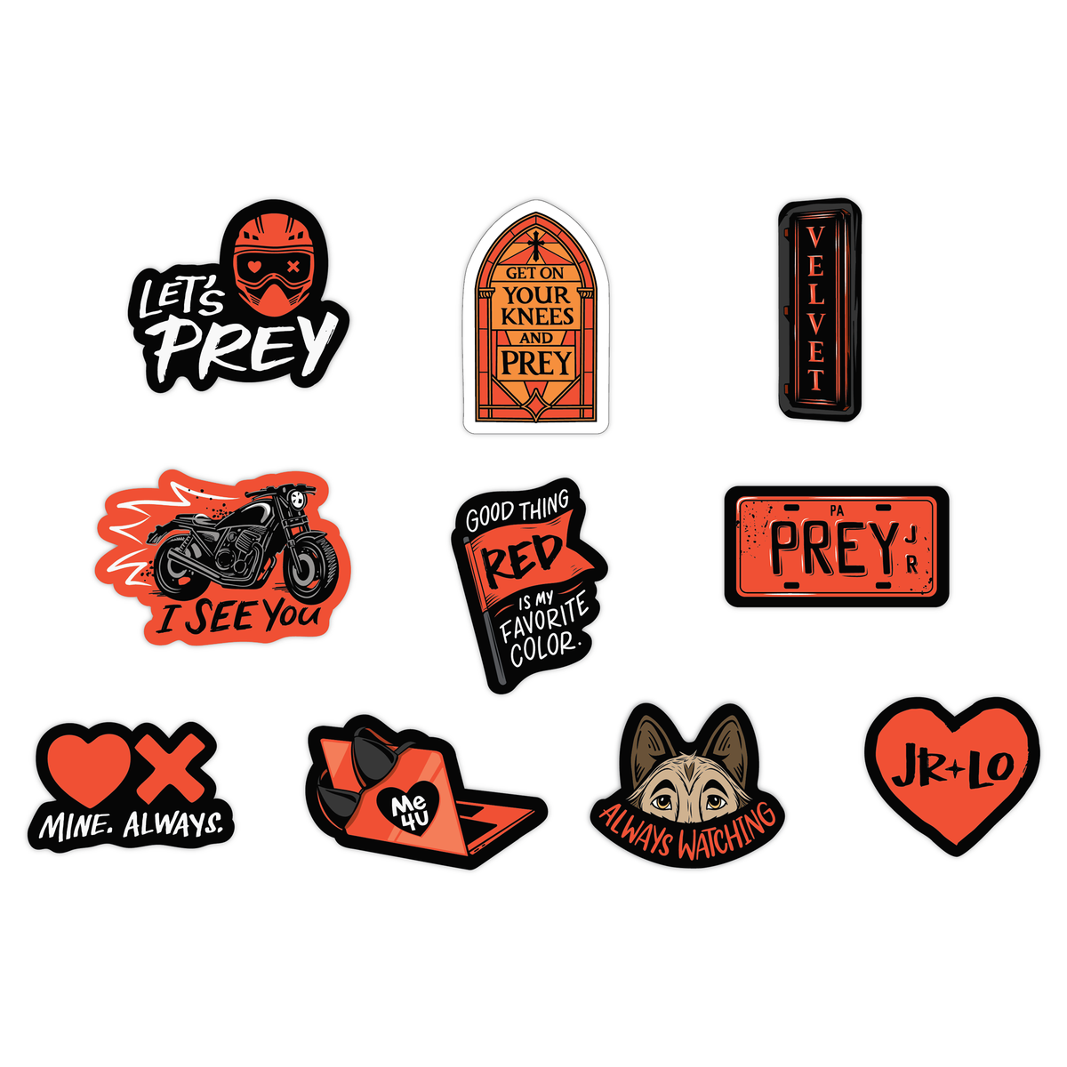 (10-Pack) Caught Up Decals (ConQuest Journals Exclusive)