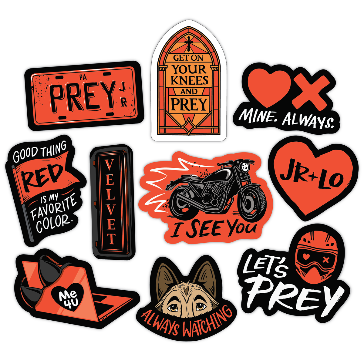 (10-Pack) Caught Up Decals (ConQuest Journals Exclusive)