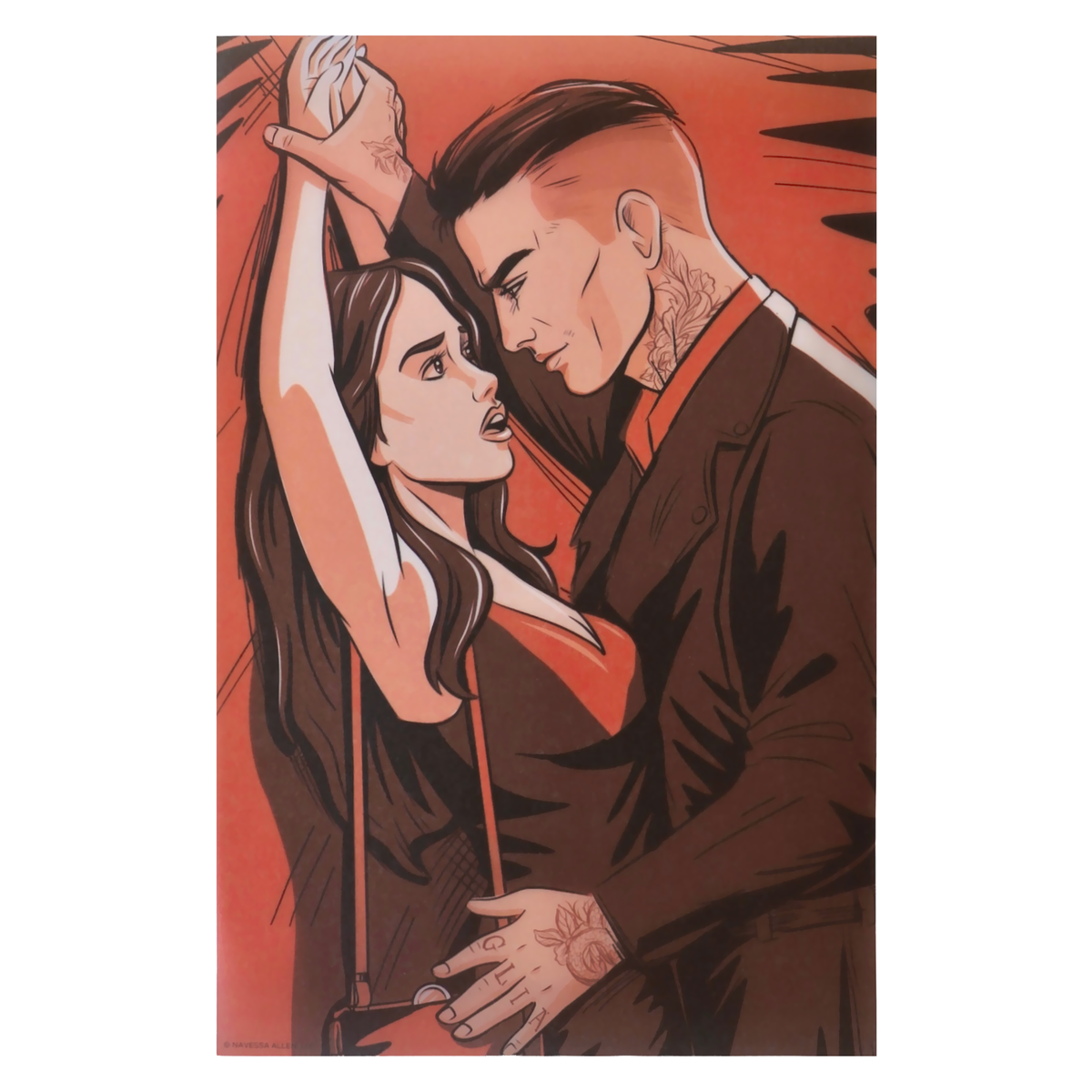 Caught Up Book Scene Illustrations (6-Pack) (ConQuest Journals Exclusive)