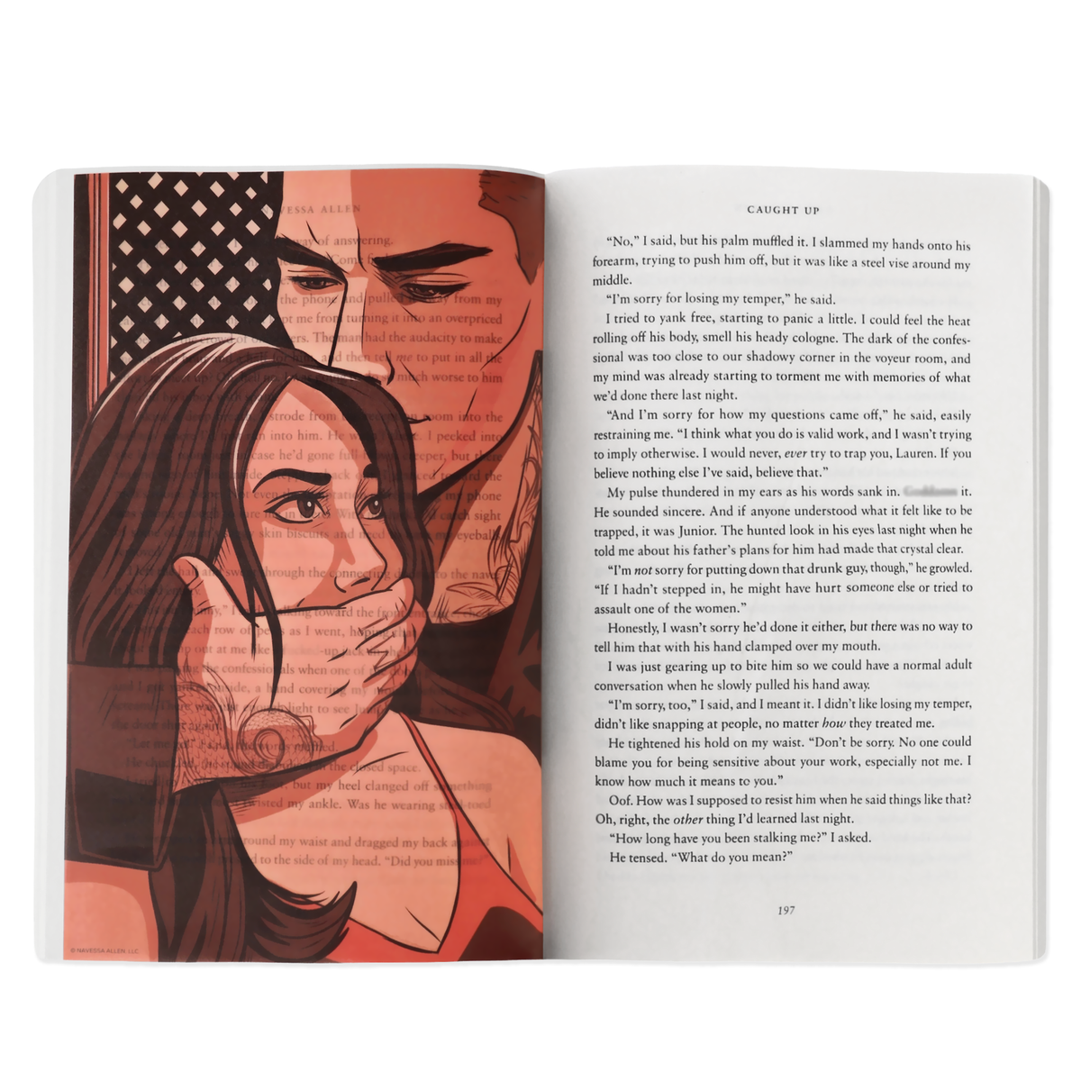 Caught Up Book Scene Illustrations (6-Pack) (ConQuest Journals Exclusive)