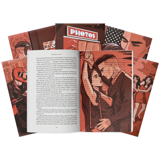 Caught Up Book Scene Illustrations (6-Pack) (ConQuest Journals Exclusive)