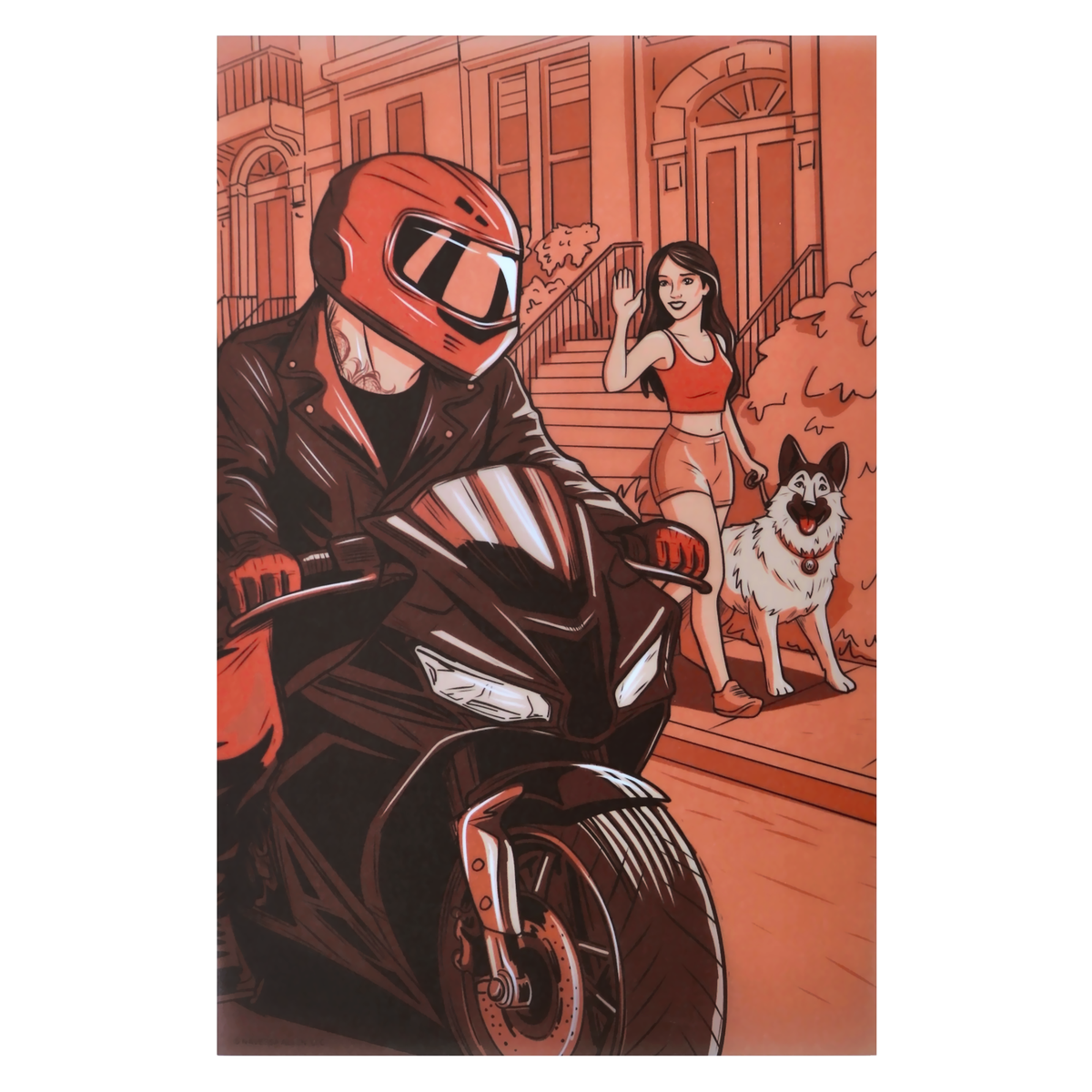 Caught Up Book Scene Illustrations (6-Pack) (ConQuest Journals Exclusive)