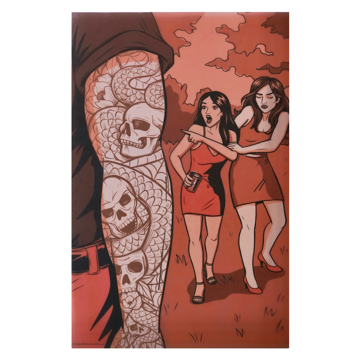 Caught Up Book Scene Illustrations (6-Pack) (ConQuest Journals Exclusive)