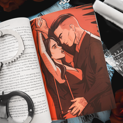 Caught Up Book Scene Illustrations (6-Pack) (ConQuest Journals Exclusive)