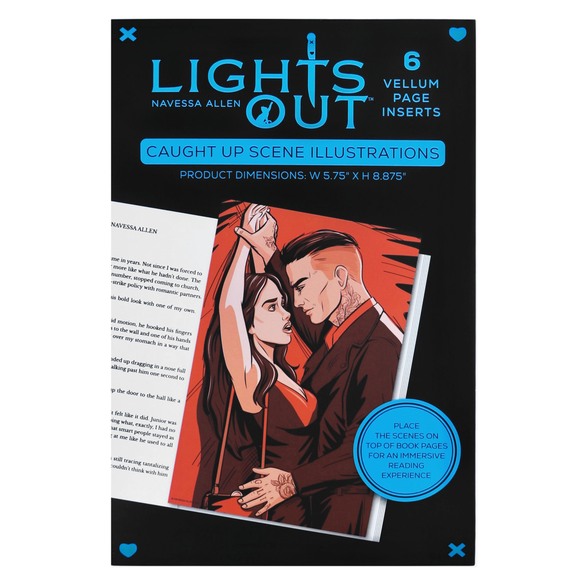 Caught Up Book Scene Illustrations (6-Pack) (ConQuest Journals Exclusive)