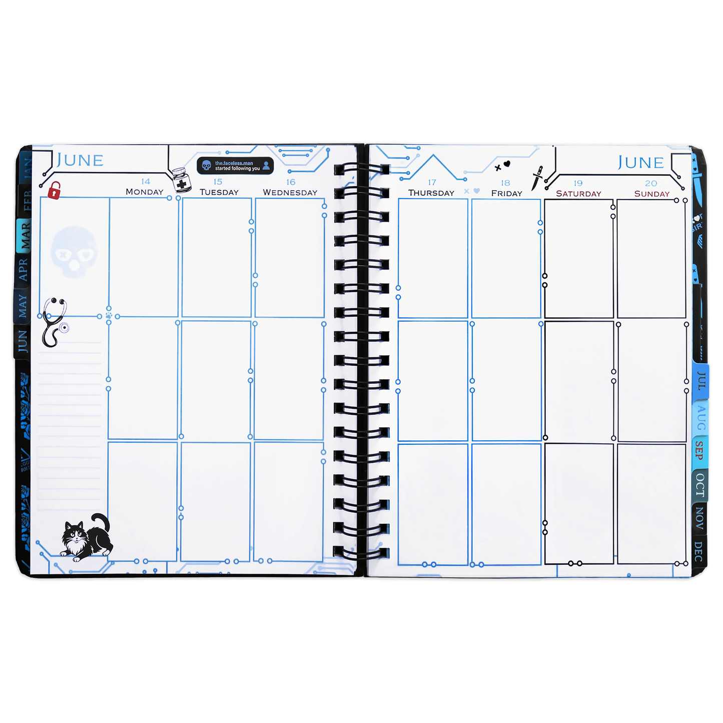 [COMING SOON] Lights Out 2027 Weekly Planner, Personal Organizer