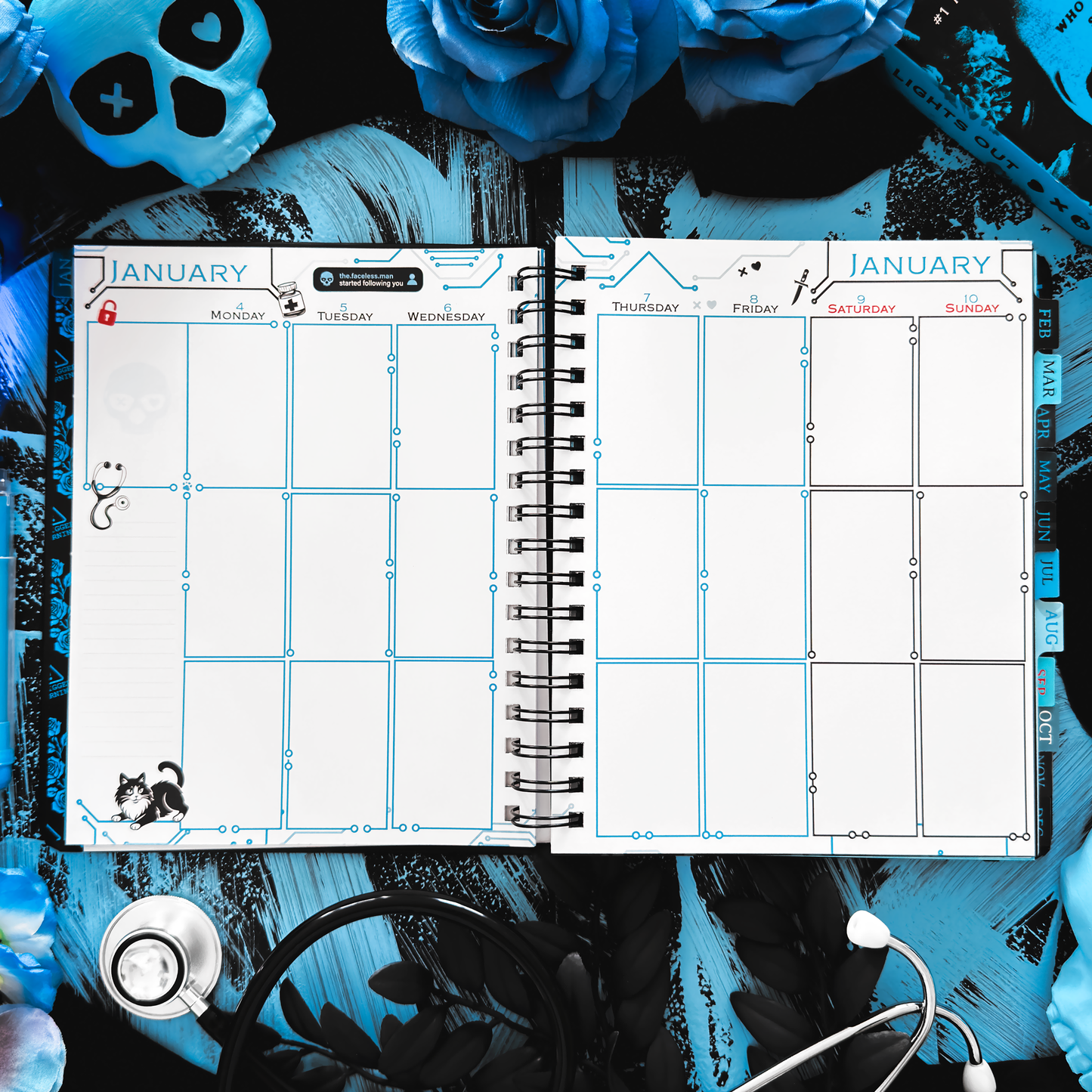 [COMING SOON] Lights Out 2027 Weekly Planner, Personal Organizer
