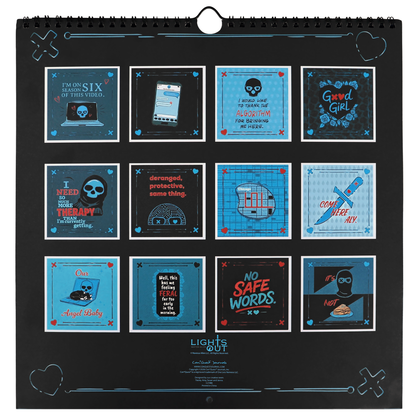 [COMING SOON] Lights Out 2027 Spiral Wall Calendar