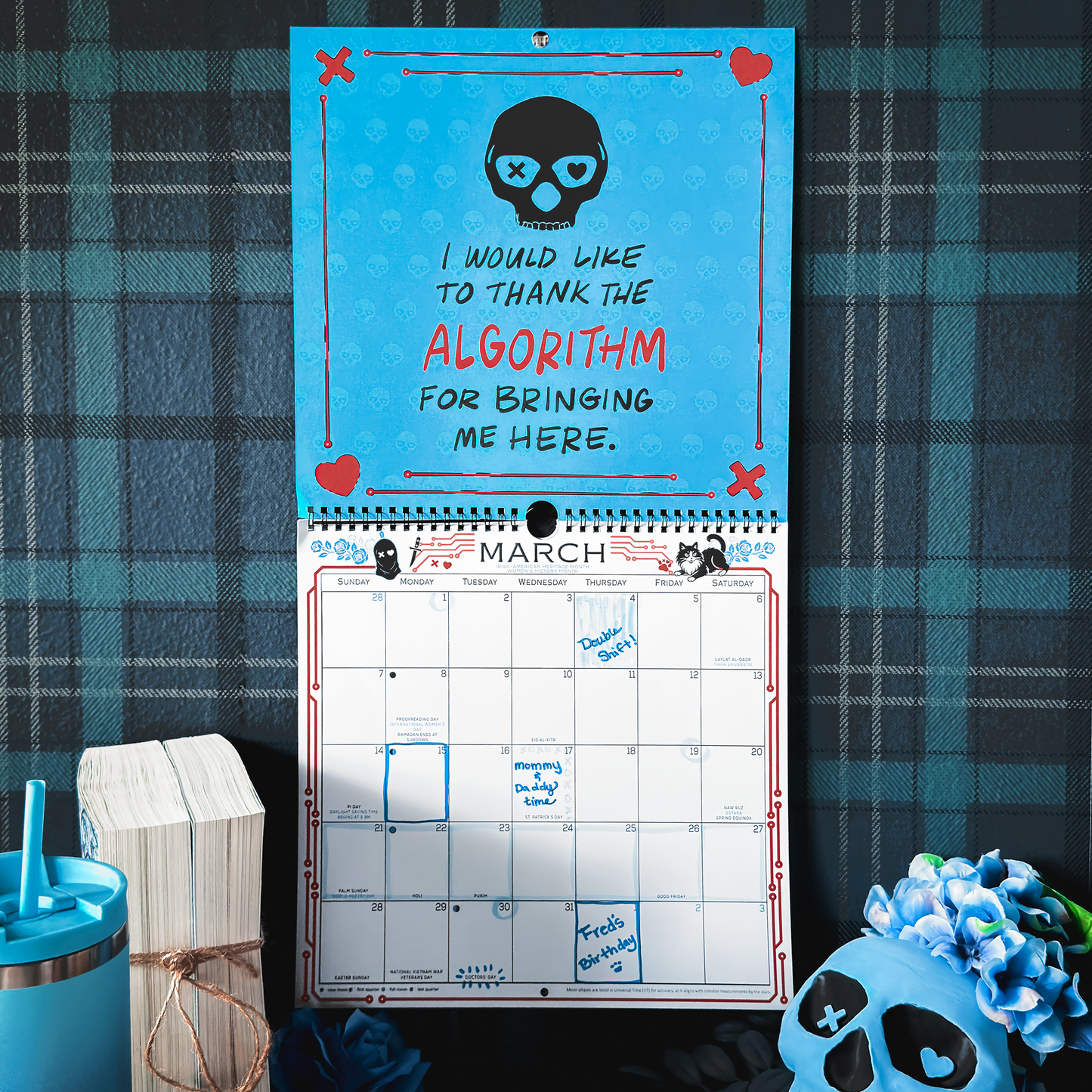 [COMING SOON] Lights Out 2027 Spiral Wall Calendar