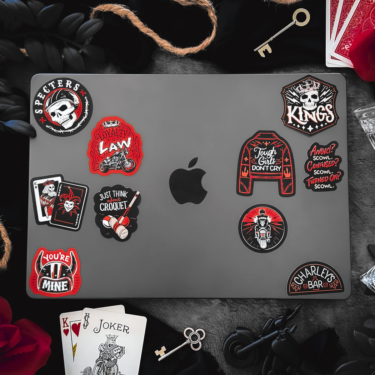 The Kings of Kearny Sticker Decals (10-Pack) | Con*Quest Journals