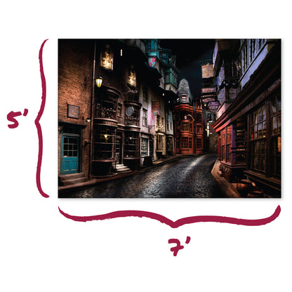 Harry Potter Diagon Alley Backdrop Wall Banner (5ft x 7ft)