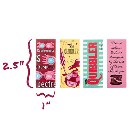 Harry Potter The Quibbler Magnetic Bookmarks (4-Pack)