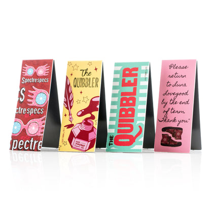 Harry Potter The Quibbler Magnetic Bookmarks (4-Pack)