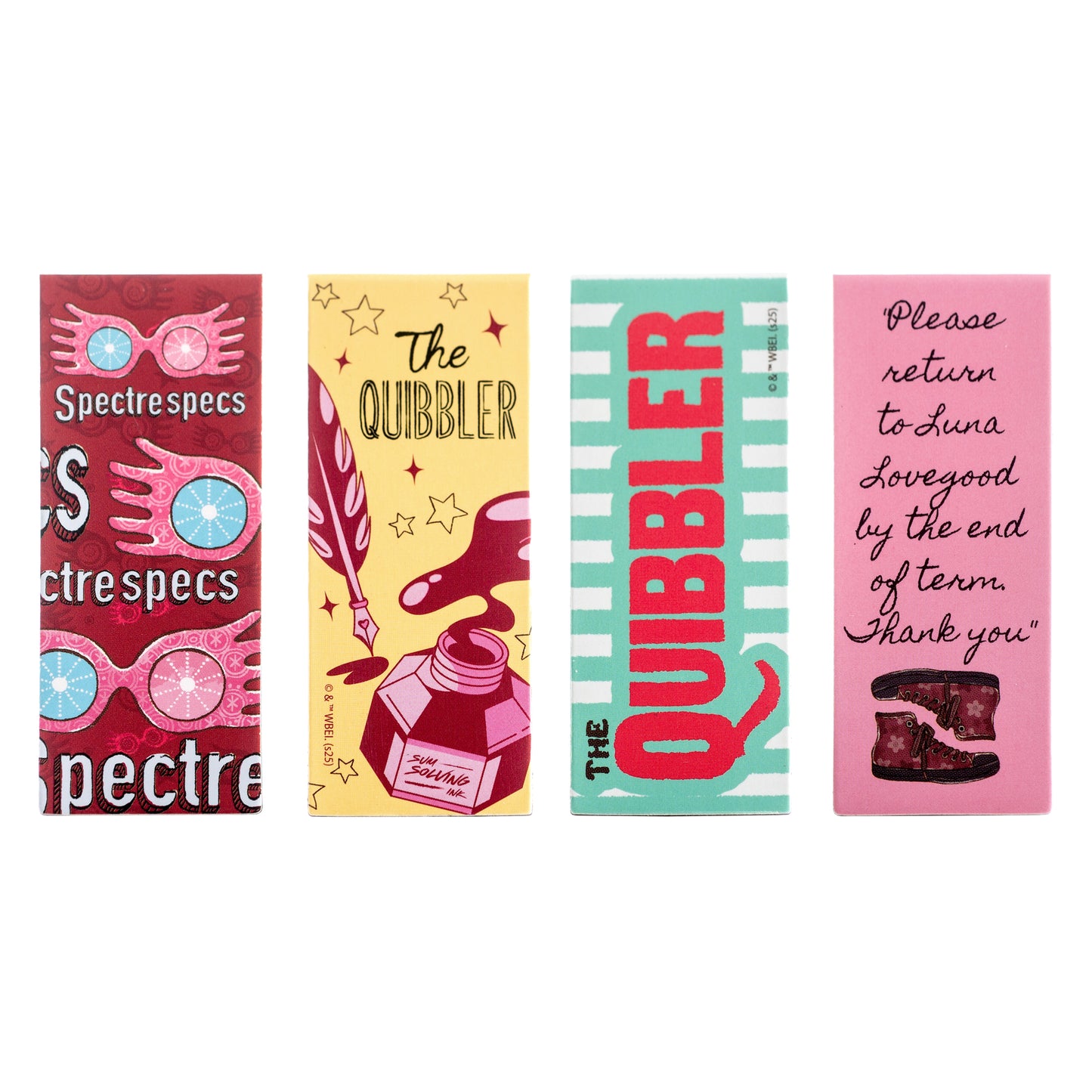 Harry Potter The Quibbler Magnetic Bookmarks (4-Pack)