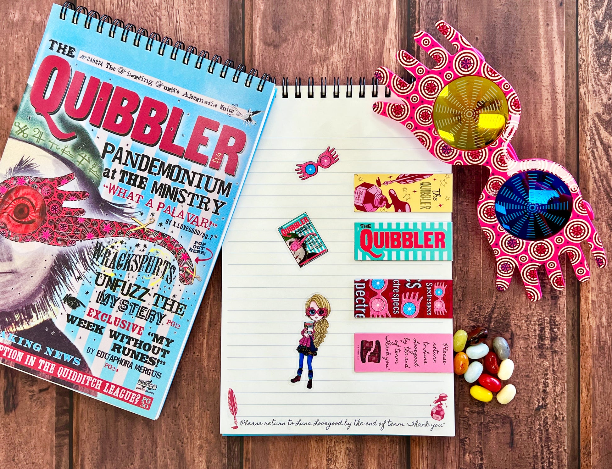 harry-potter-the-quibbler-magnetic-bookmarks-4-pack-conquestjournals for Free Printable Quibbler Printable Pdf Harry Potter The Quibbler Magnetic Bookmarks (4-Pack) – ConQuestJournals for Free Printable Quibbler Printable Pdf