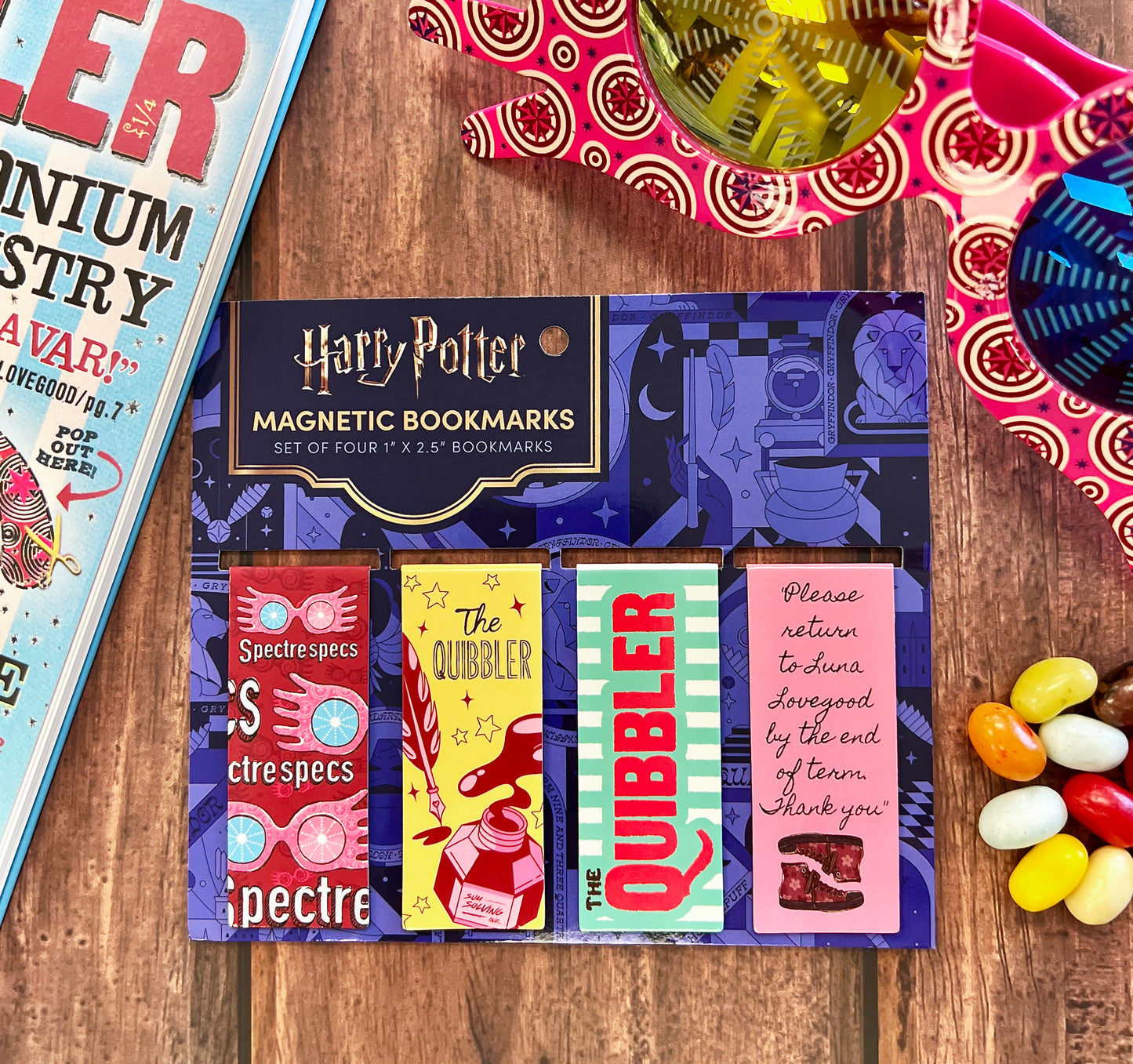 Harry Potter The Quibbler Magnetic Bookmarks (4-Pack)