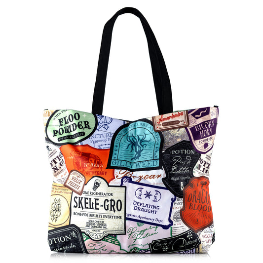 Harry Potter Potions Labels Tote Bag