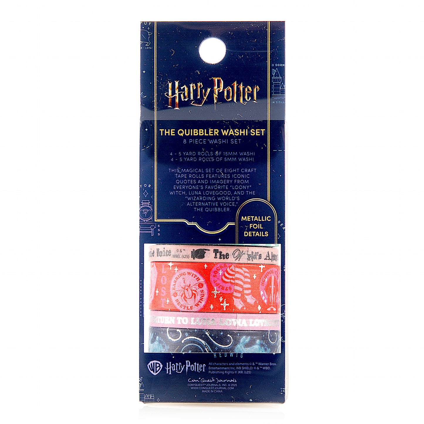 Harry Potter The Quibbler Washi Tape (8-Pack)