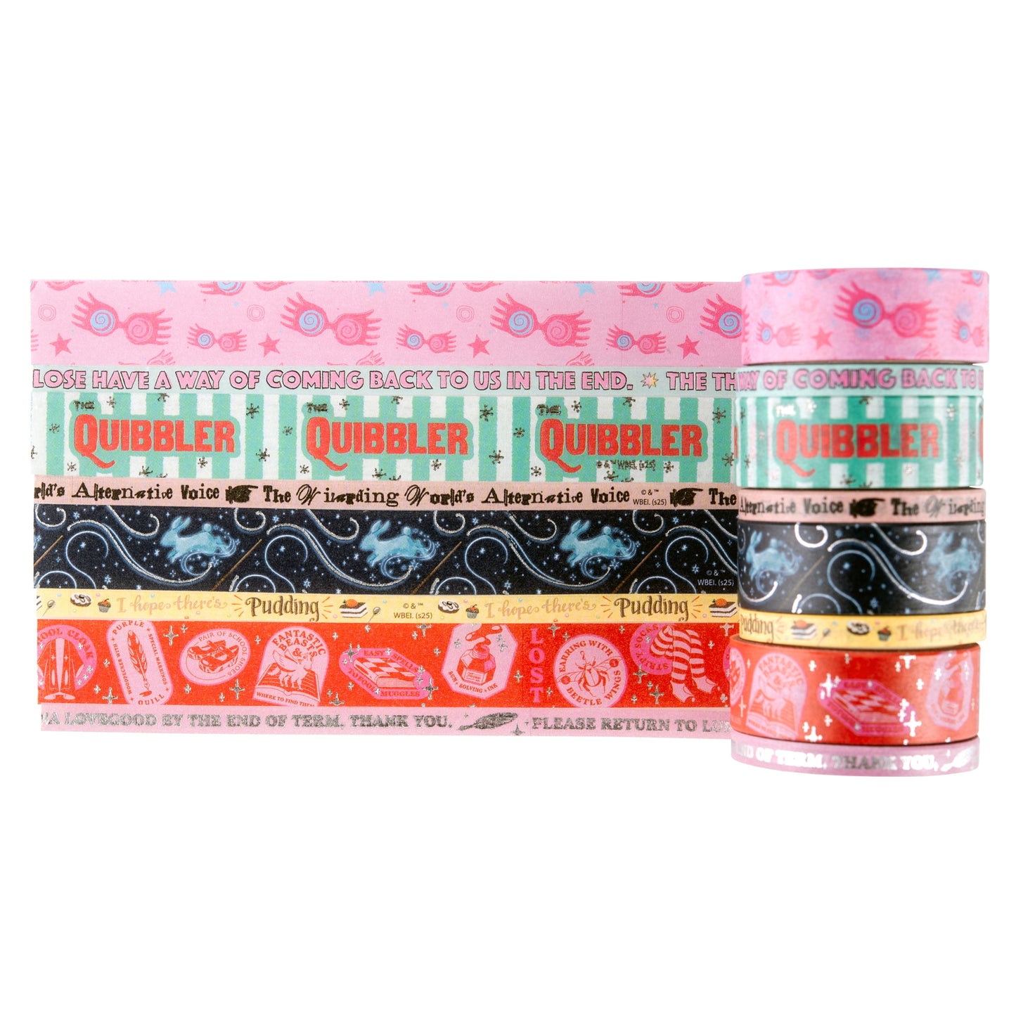 Harry Potter The Quibbler Washi Tape (8-Pack)