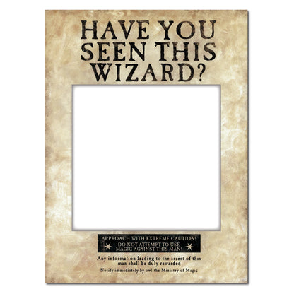 Harry Potter Party Decor & Photo Prop Bundle (Have You Seen This Wizard? Photo Prop, Location Directional Signs & Large Quidditch Banner Flag Set)