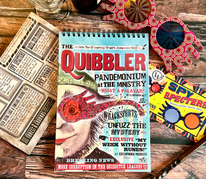 Harry Potter The Quibbler Top-Spiral Steno Notepad (6'' x 9'')