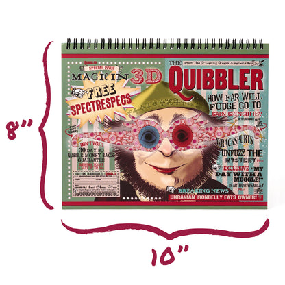 Harry Potter The Quibbler Top-Spiral Undated Weekly Planning Notepad (8'' x 10'')