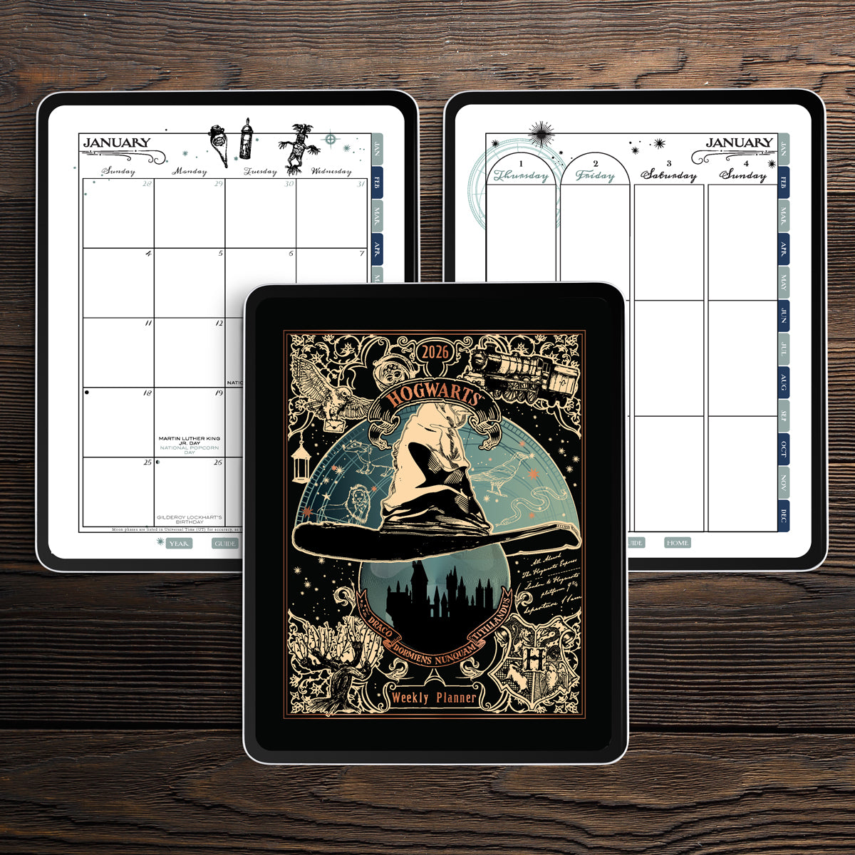 Harry Potter Enchanted Days 2026 Weekly Planner [DIGITAL VERSION]