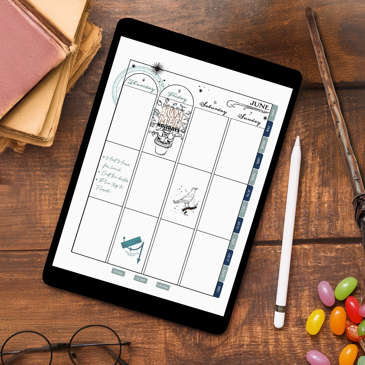 Harry Potter Enchanted Days 2026 Weekly Planner [DIGITAL VERSION]