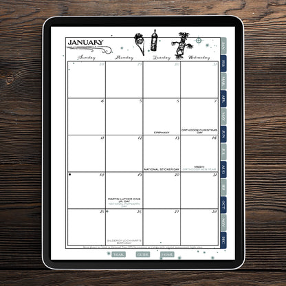 Harry Potter Enchanted Days 2026 Weekly Planner [DIGITAL VERSION]