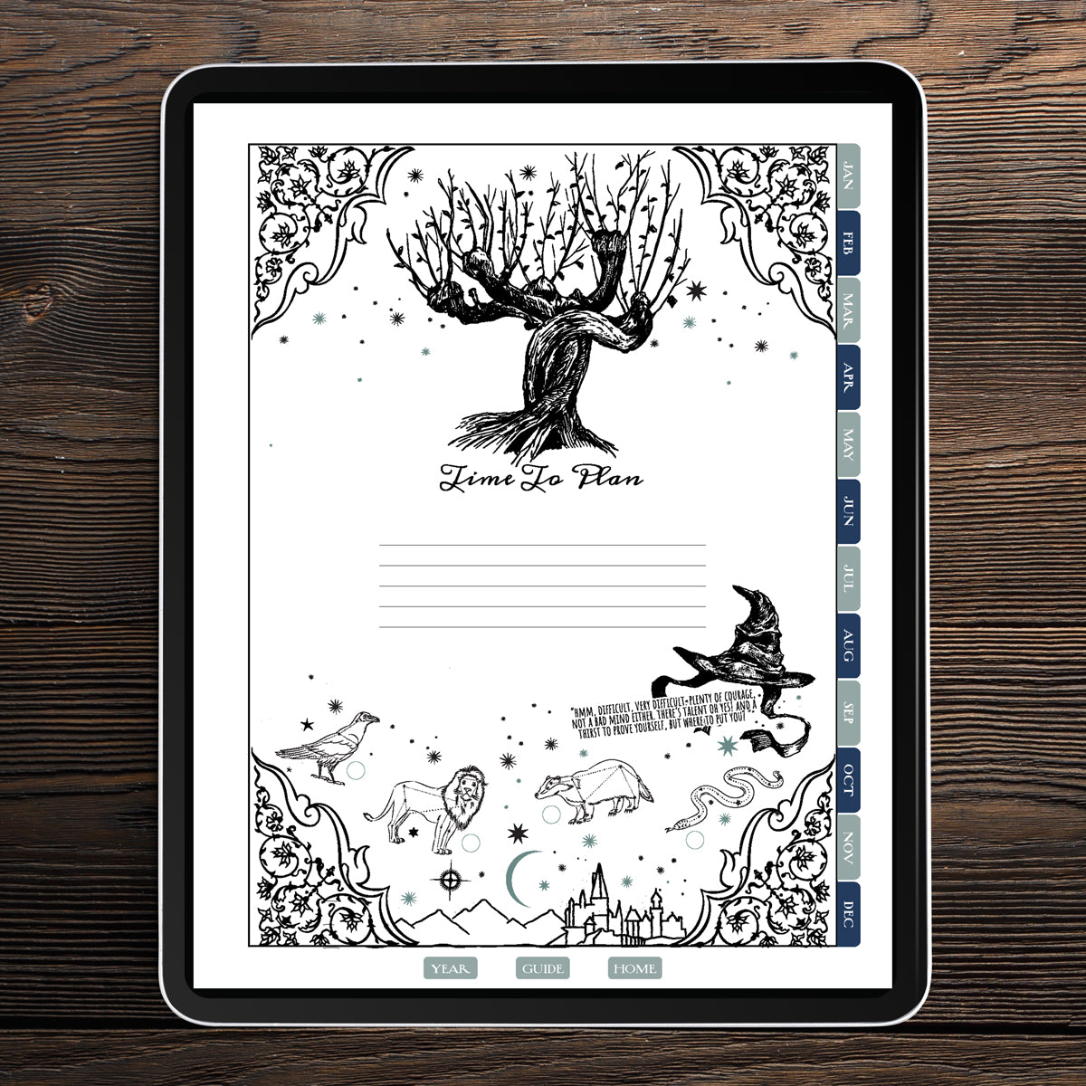 Harry Potter Enchanted Days 2026 Weekly Planner [DIGITAL VERSION]