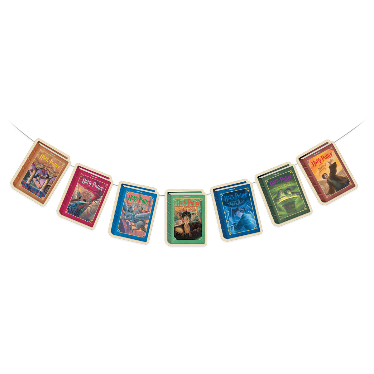 Harry Potter Ultimate Hanging Decor Bundle (Hogwarts Acceptance Letters, House Pride Crests & Literary Art Banner Sets)