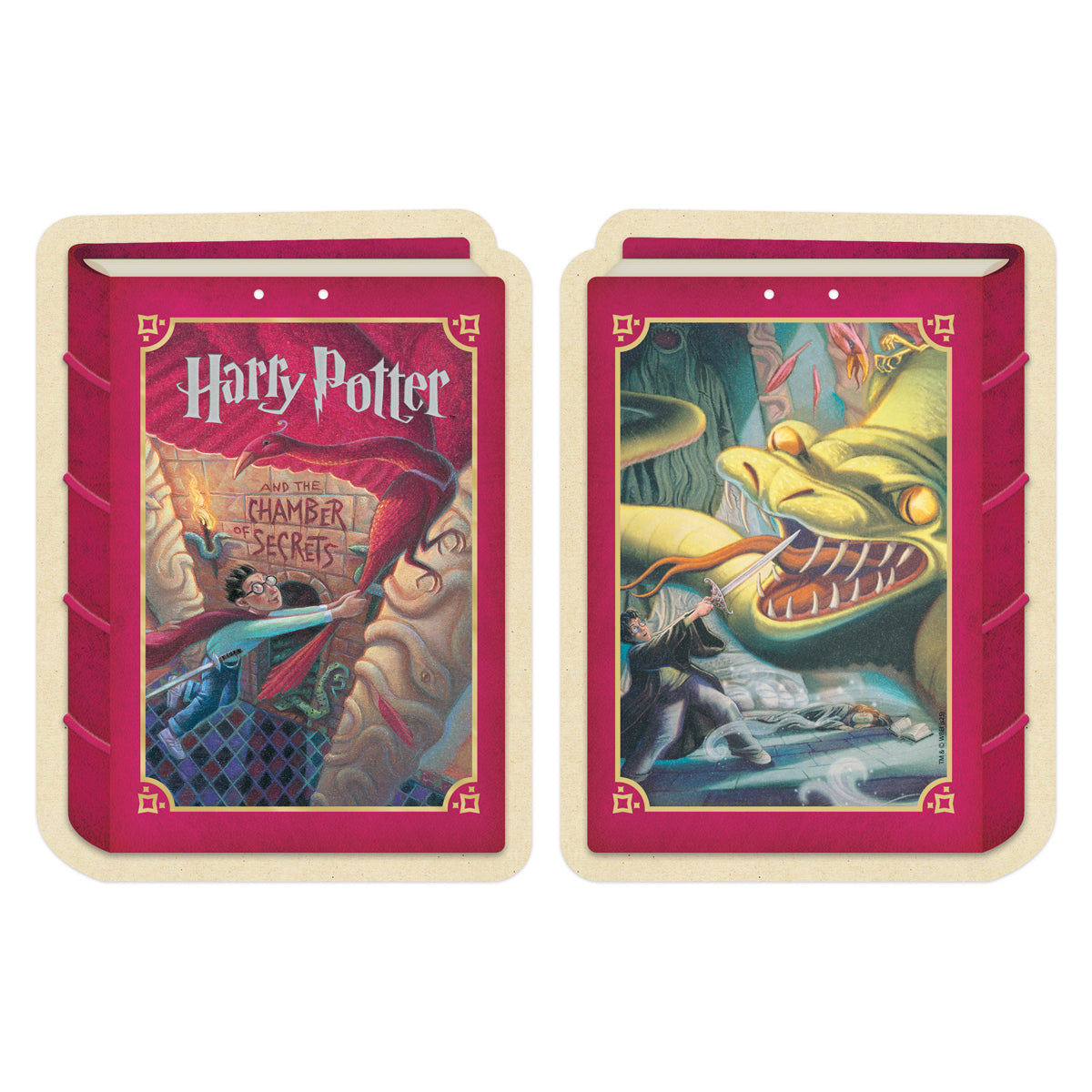 Harry Potter Literary Art Hanging Cardstock Banners (28-Pieces, 4 Strings of 7 Cards)