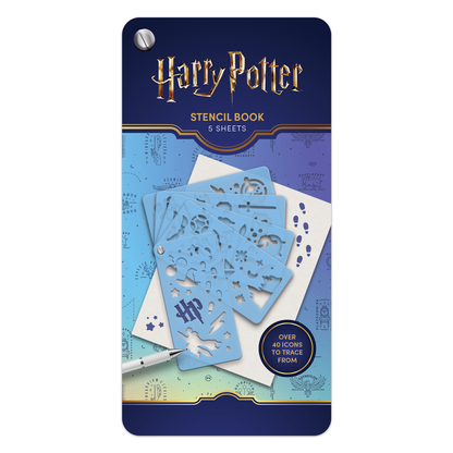 Harry Potter Sorting Hat Tabbed Journal & Stencil Book Bundle