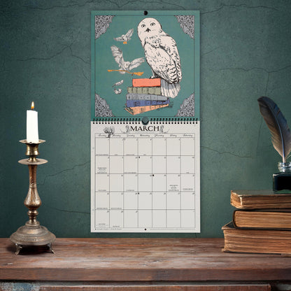 Harry Potter Enchanted Days 2026 Spiral Wall Calendar