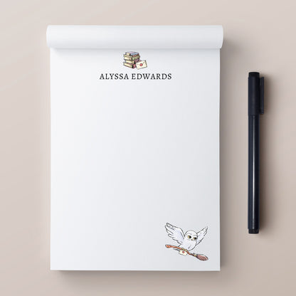 Harry Potter Hedwig's Magical Delivery Personalized Notepads