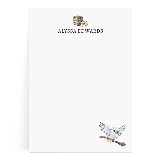 Harry Potter Hedwig's Magical Delivery Personalized Notepads