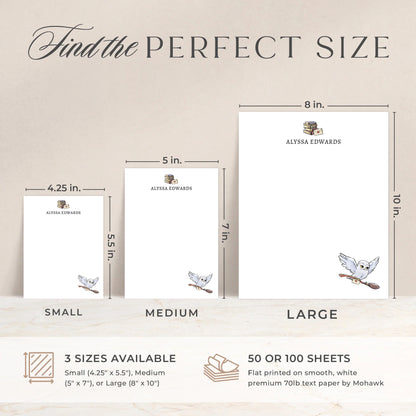 Harry Potter Hedwig's Magical Delivery Personalized Notepads