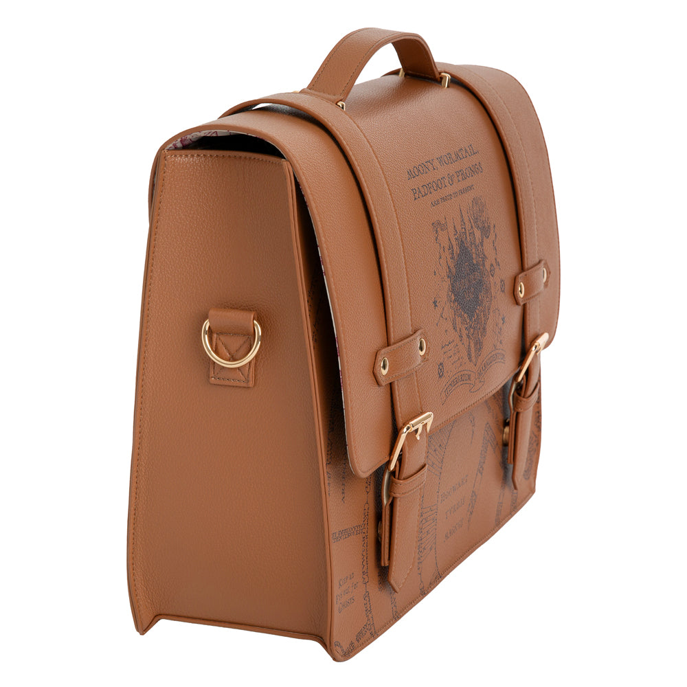 Official Harry Potter Marauder's Map Crossbody Messenger Tote Bag