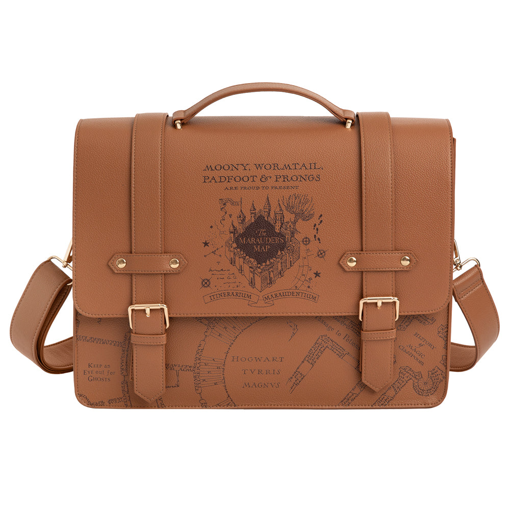 Harry Potter Marauder's Map Messenger Tote Bag & Desk Mat Bundle